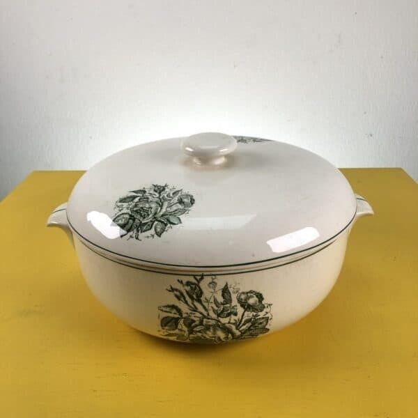 Centerpiece Biscuit Jar Italian Ceramics Company Laveno