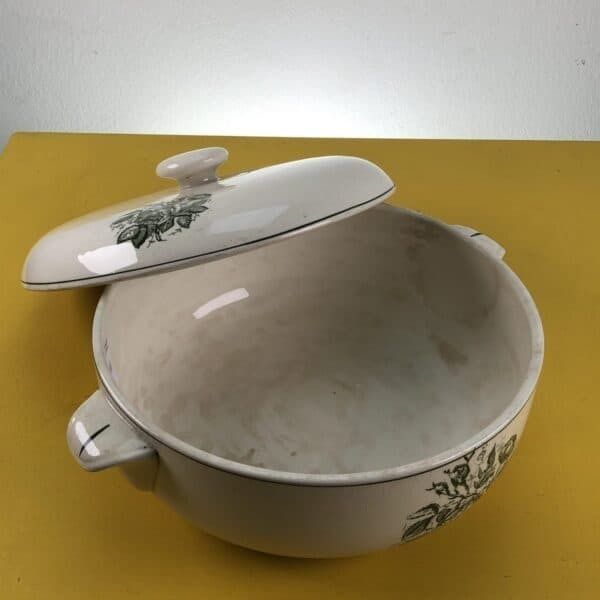 Centerpiece Biscuit Jar Italian Ceramics Company Laveno photo vinterior
