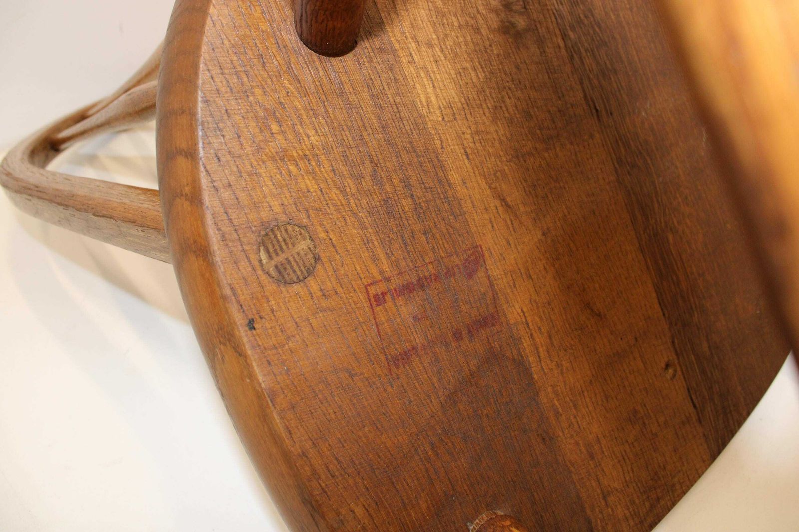 Vintage Wooden Windsor Dining Chair/Made By Lip Radomlje Chair/Scandinavian Style Wooden Chair/Mcm Chair 70's/Vintage Dining Furniture photo vinterior