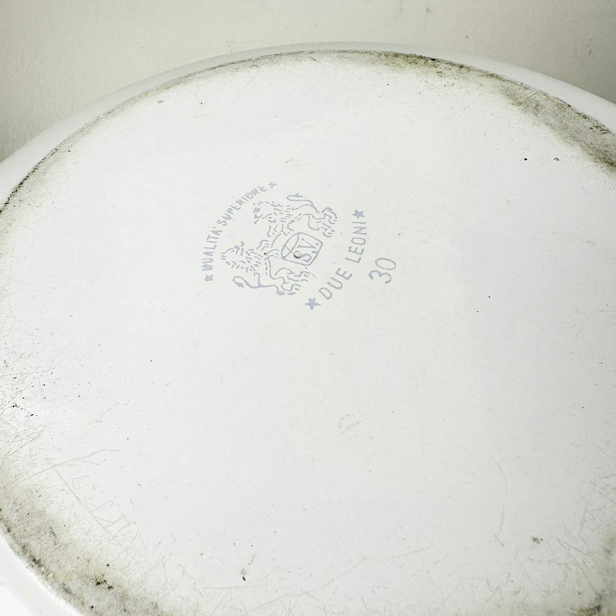 Vintage Enameled Metal Containers Two Lions photo vintage