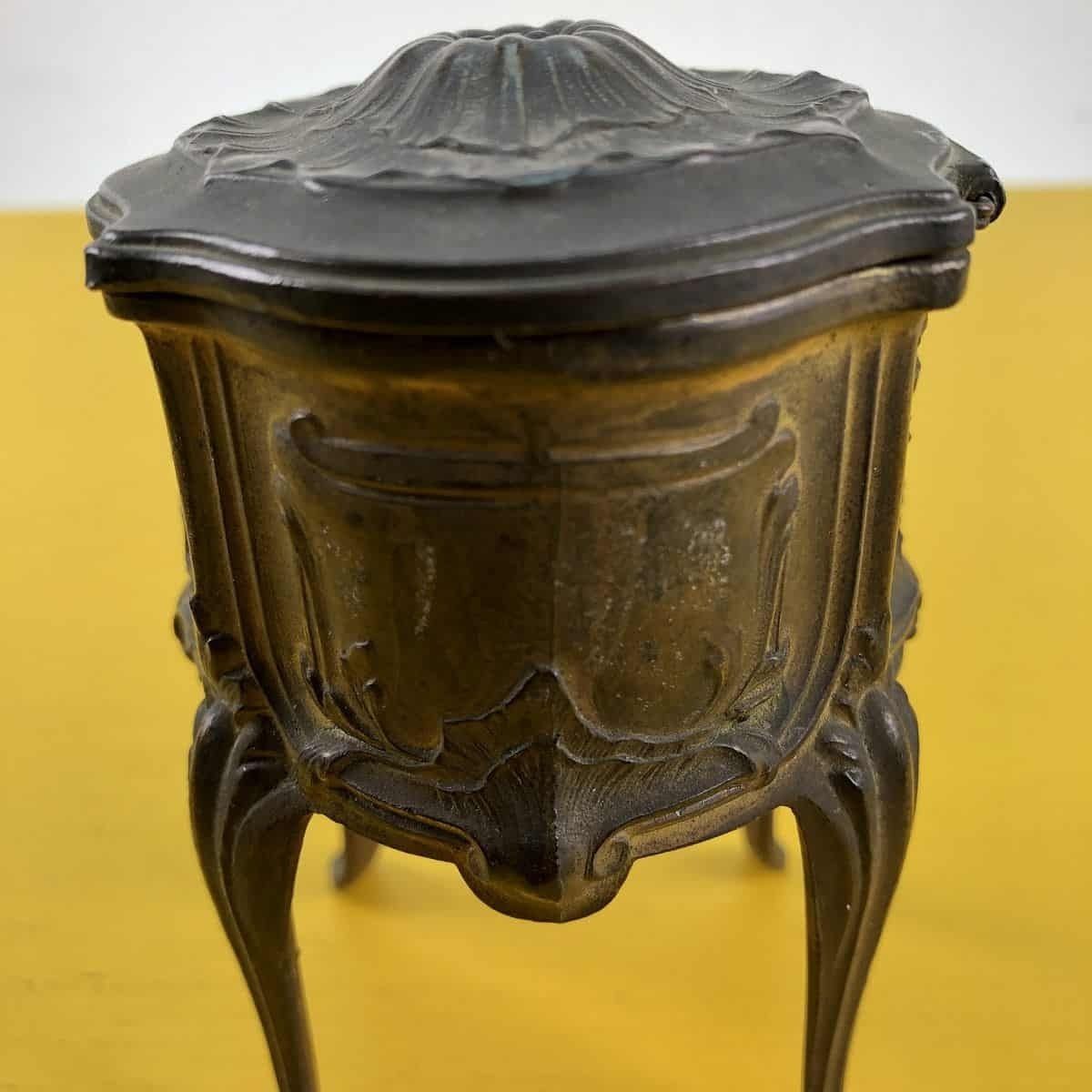 French Brass Jewelry Box photo 154.0