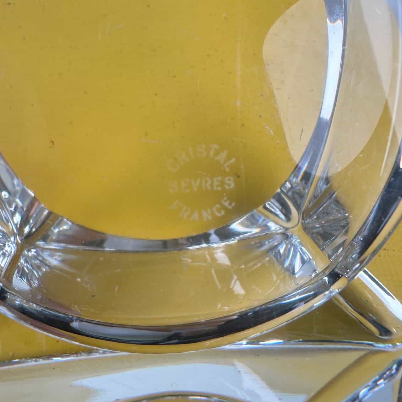 Vintage Ashtray In Severes France Crystal photo vinterior