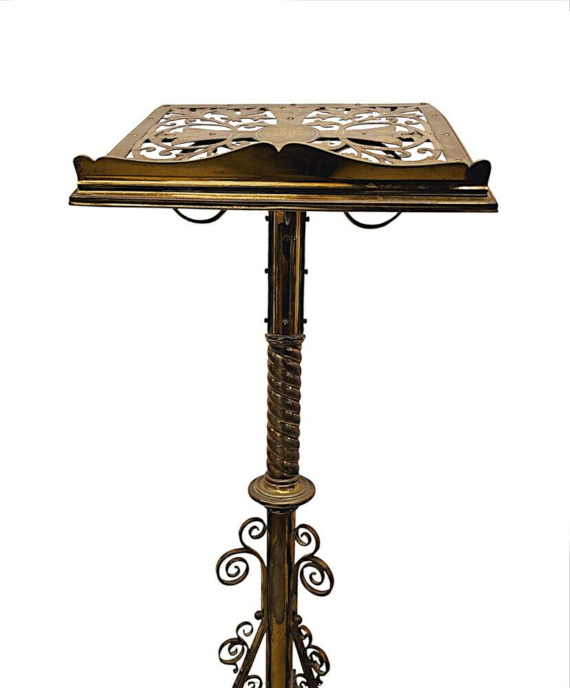 A Very Rare 19th Century Brass Church Lectern photo buy