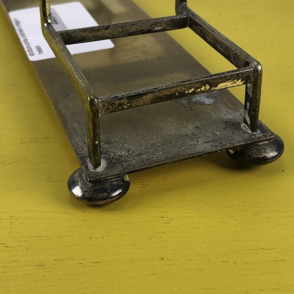 Vintage Metal Condiment Holder Structure photo Home Decor