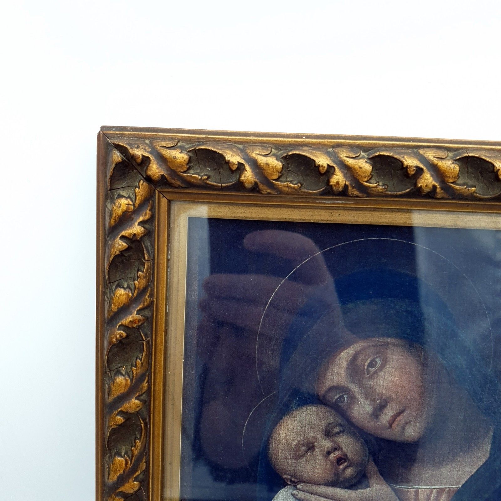 Andrea Mantegna Print The Virgin And Child Early Renaissance Framed H 30cm photo for sale