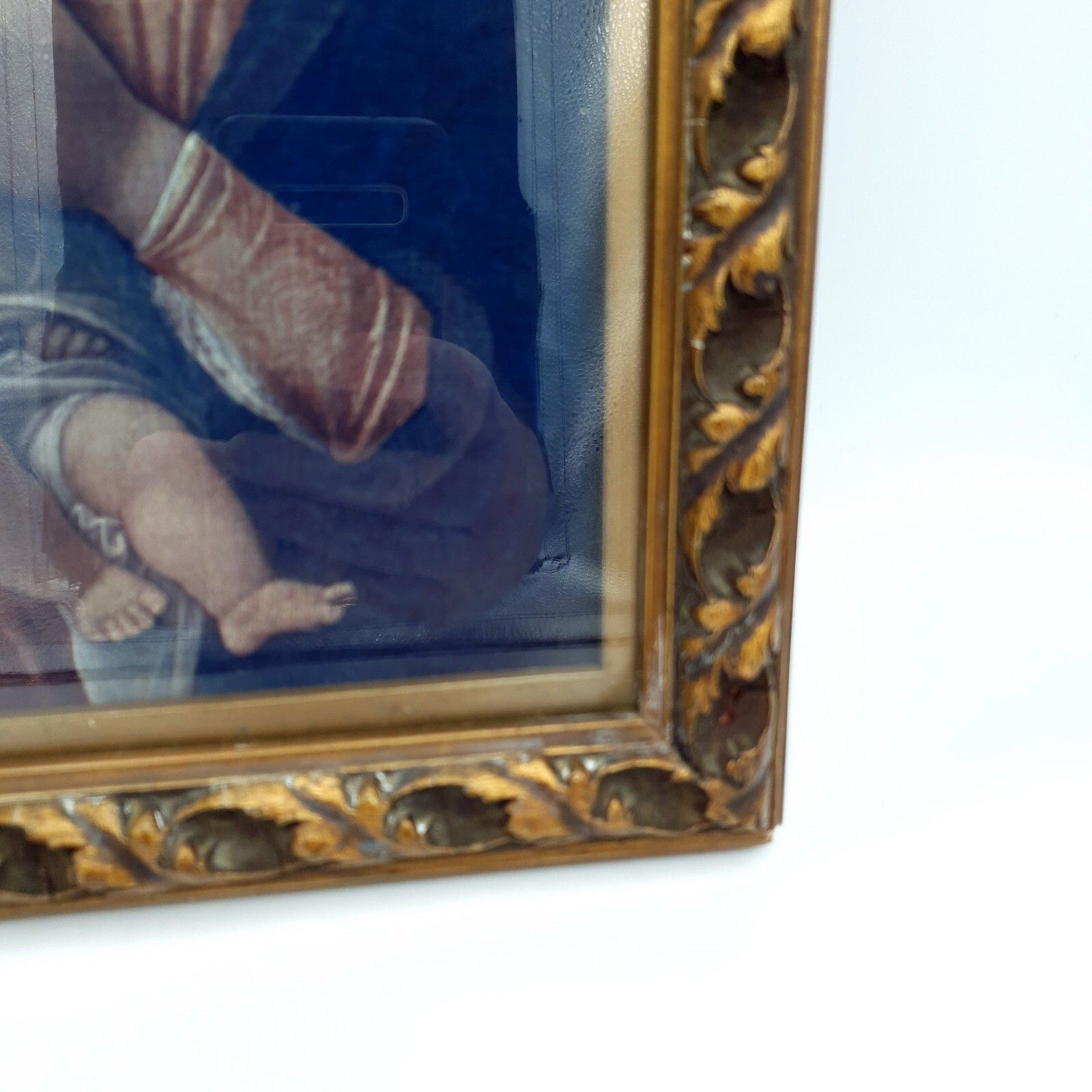 photo furniture Andrea Mantegna Print The Virgin And Child Early Renaissance Framed H 30cm