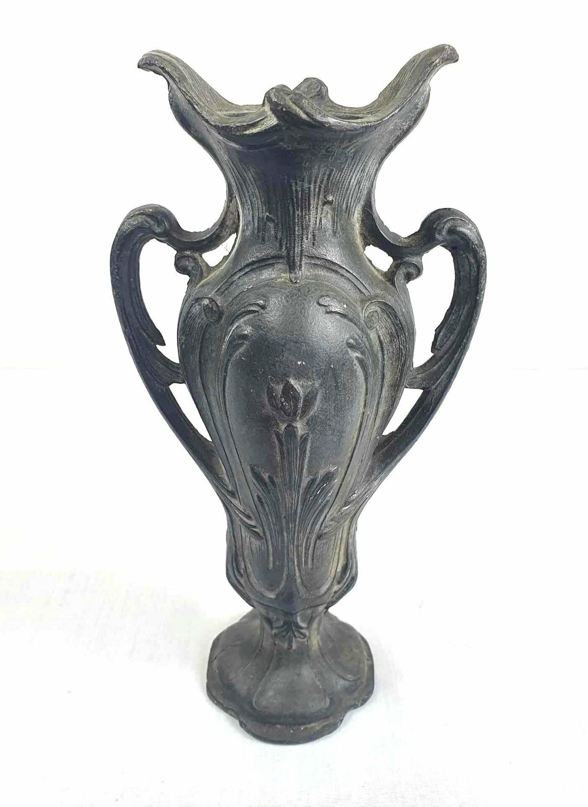 Art Nouveau Pewter Flower Vase