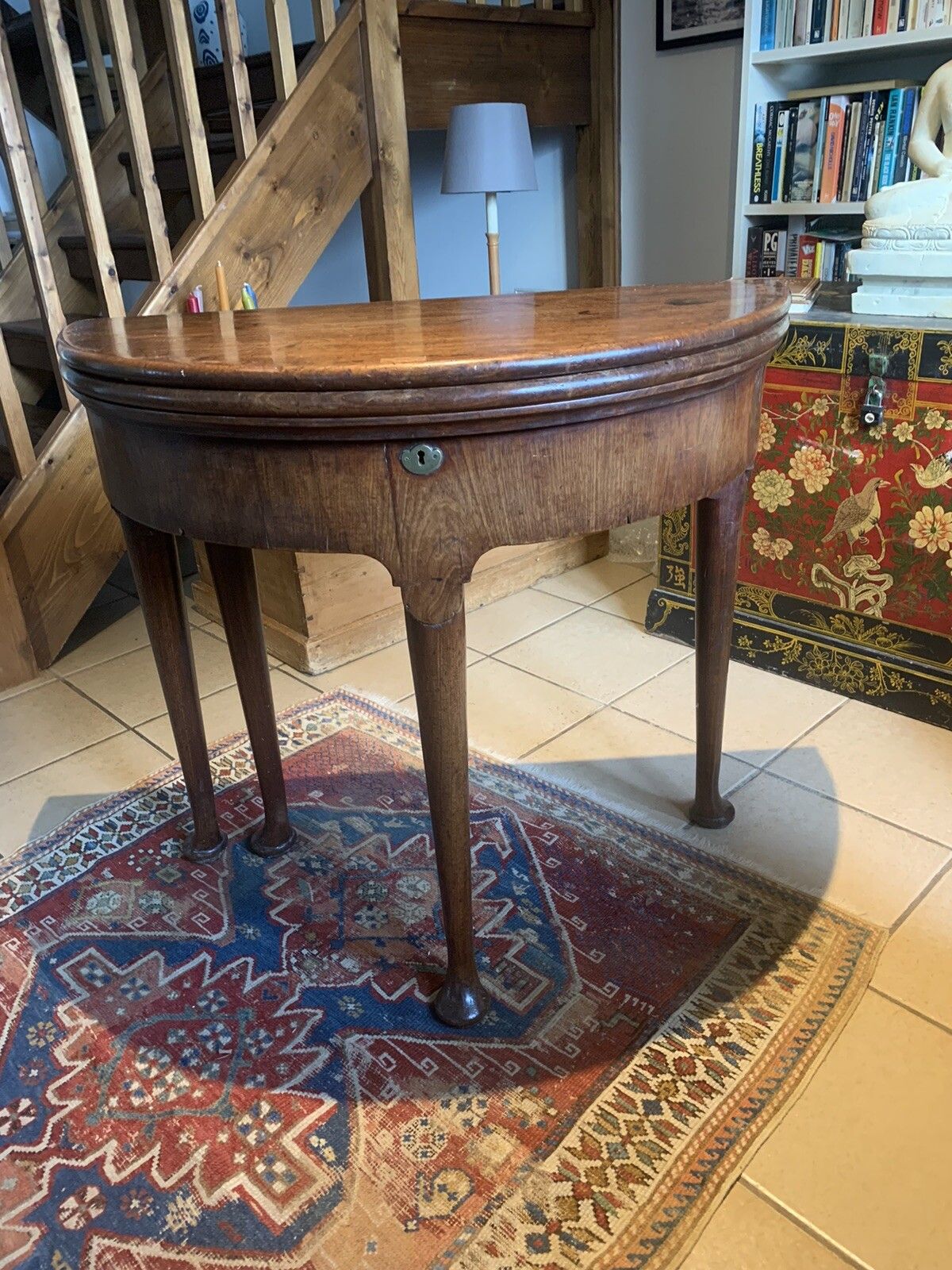 Furniture A Handsome George 11 Cuban Mahogany Triple Top Table photo