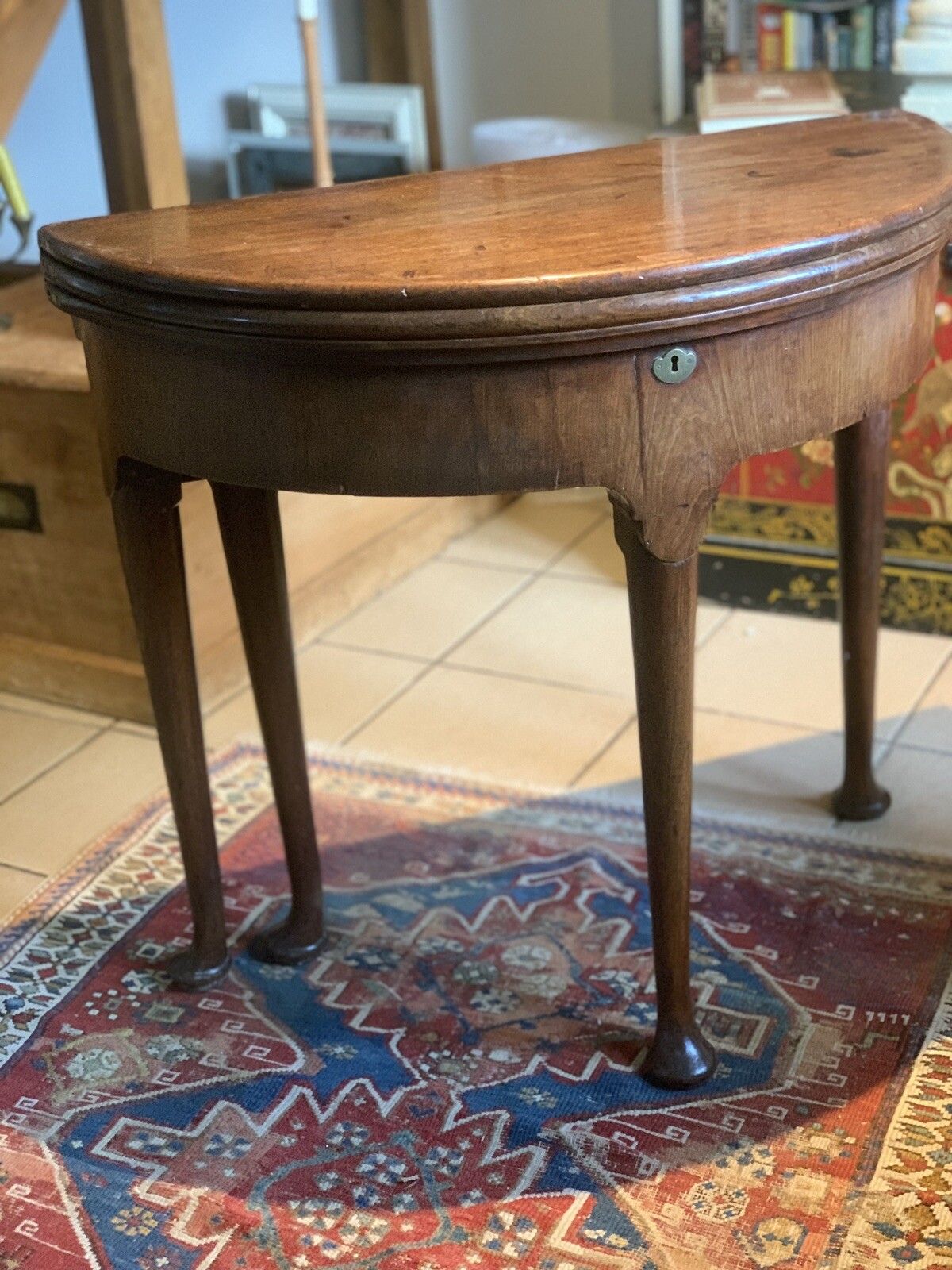749.0 A Handsome George 11 Cuban Mahogany Triple Top Table photo