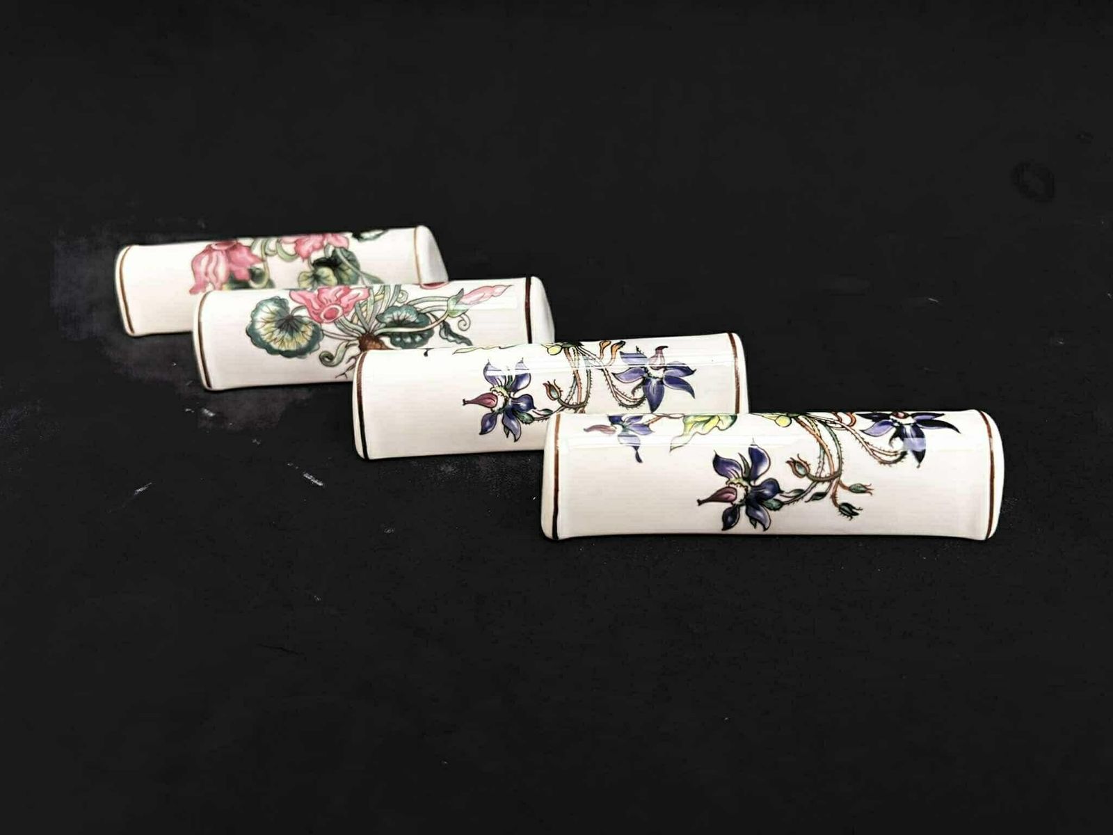 Villeroy And Boch Botanica Cutlery / Knife Rest Plants And Flowers Illustration Botanic Decor Set 4 Gift For Hostess Table Decor photo 146.0