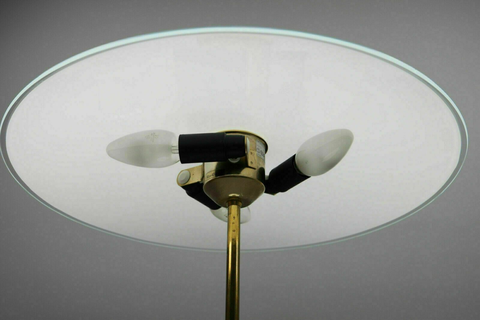 Vintage Mushroom Desk Lamp B8802 Brass Gold – Opal Glass Ikea 1970 He Sweden photo furniture