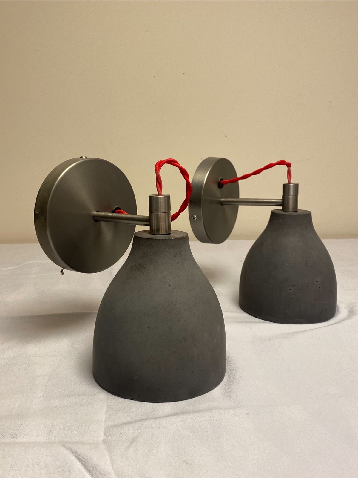 Concrete Lighting Pendant Cluster And Wall Lights By Benjamin Hubert For Decode photo Lighting