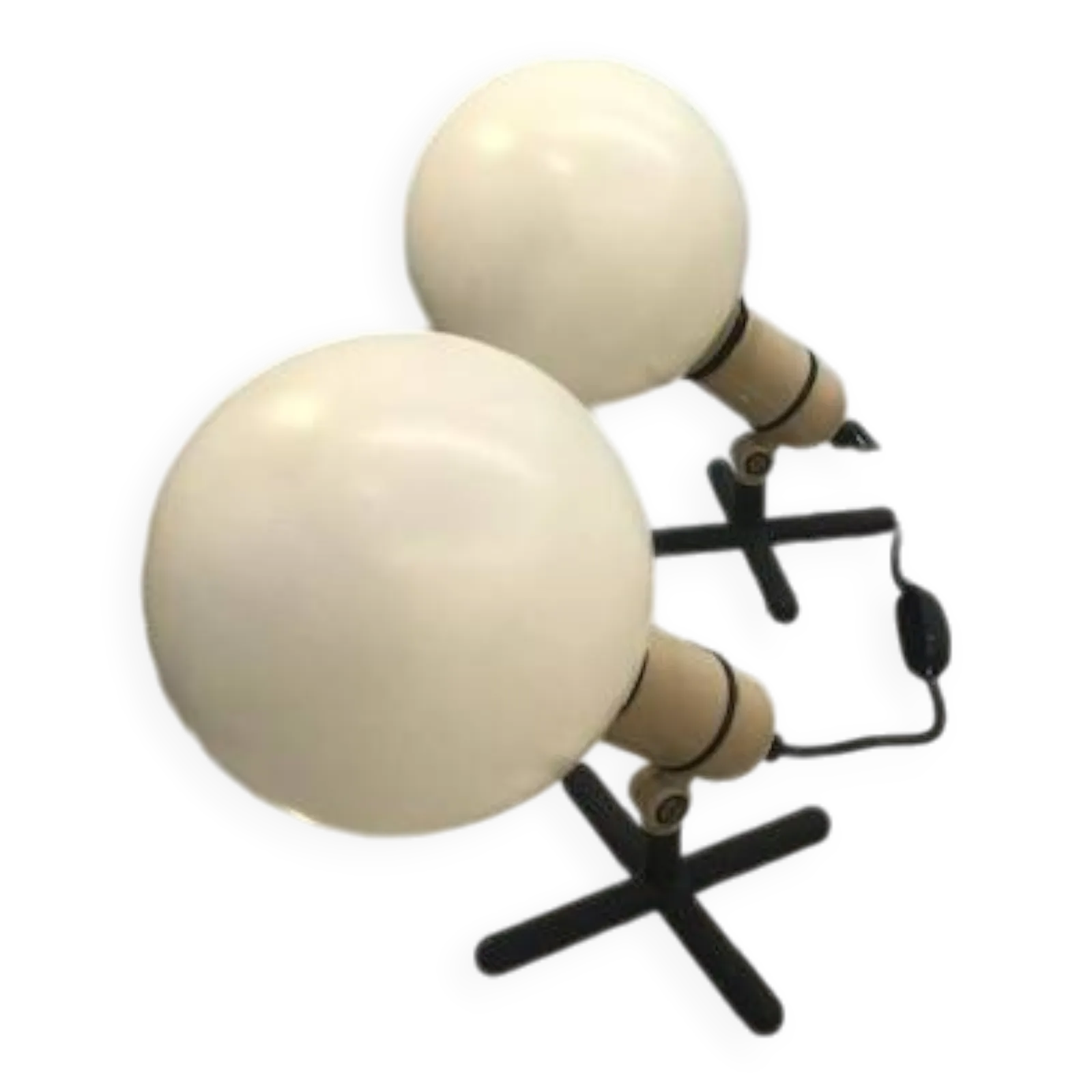Pair Of 70's Design Table Lamps, Lita Edition photo furniture