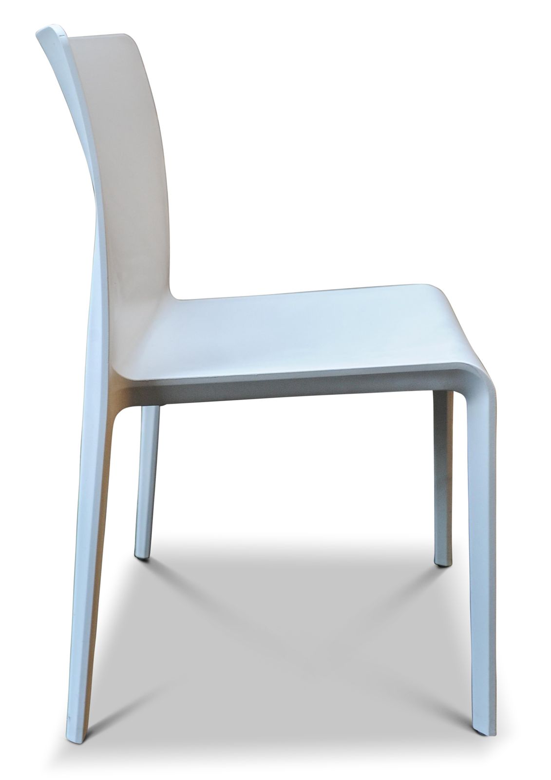 Italian White Indoor Or Outdoor Stacking Chairs By Volt Pedrali Model 670 Designed By Claudio Dondoli Marco Pocci 8 Chairs In Stock Price Per Chair Ol photo 490.0