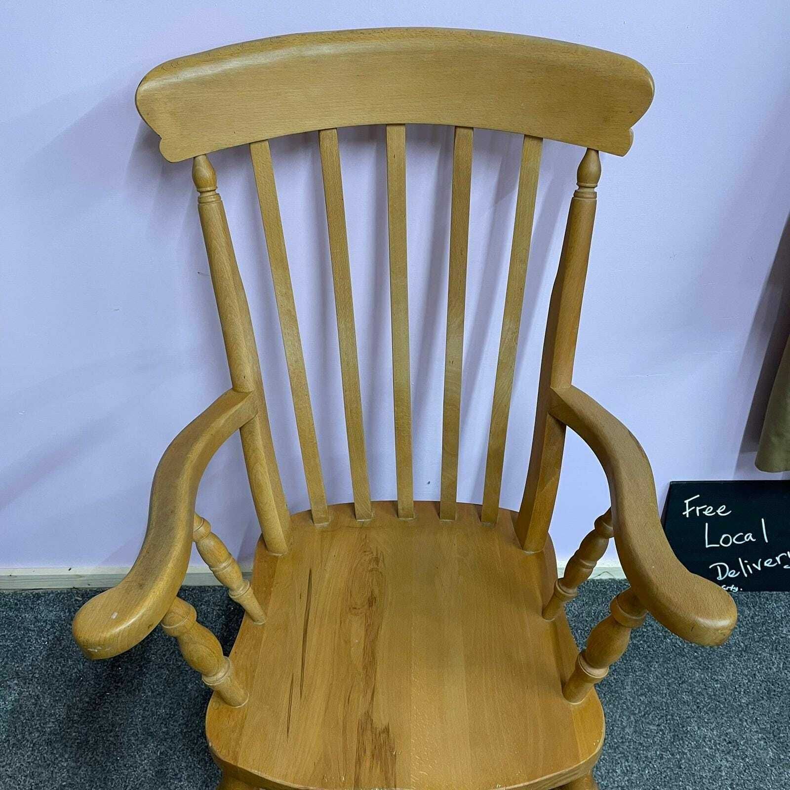 Modern Beech High Backed Armchair Story Nursing Chair photo for sale