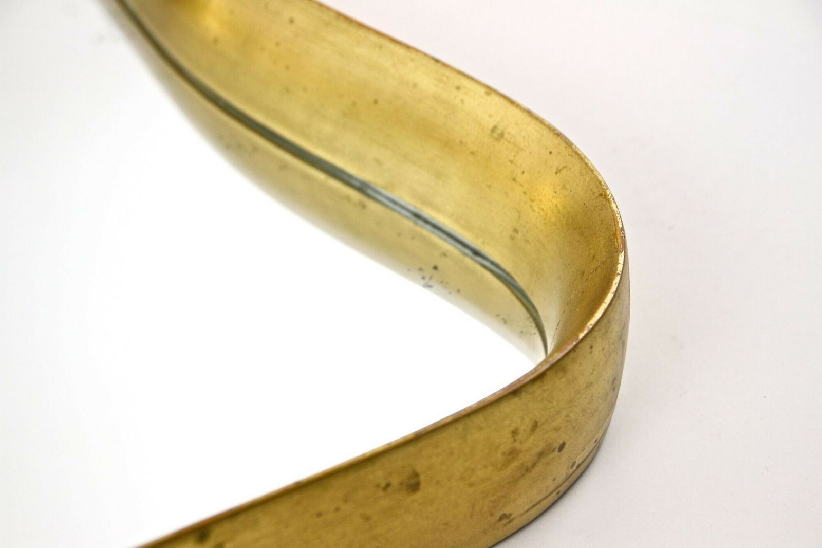photo for sale 20th Century Modernist Gilt Wall Mirror Attributed To Max Welz, Austria Ca.1940s