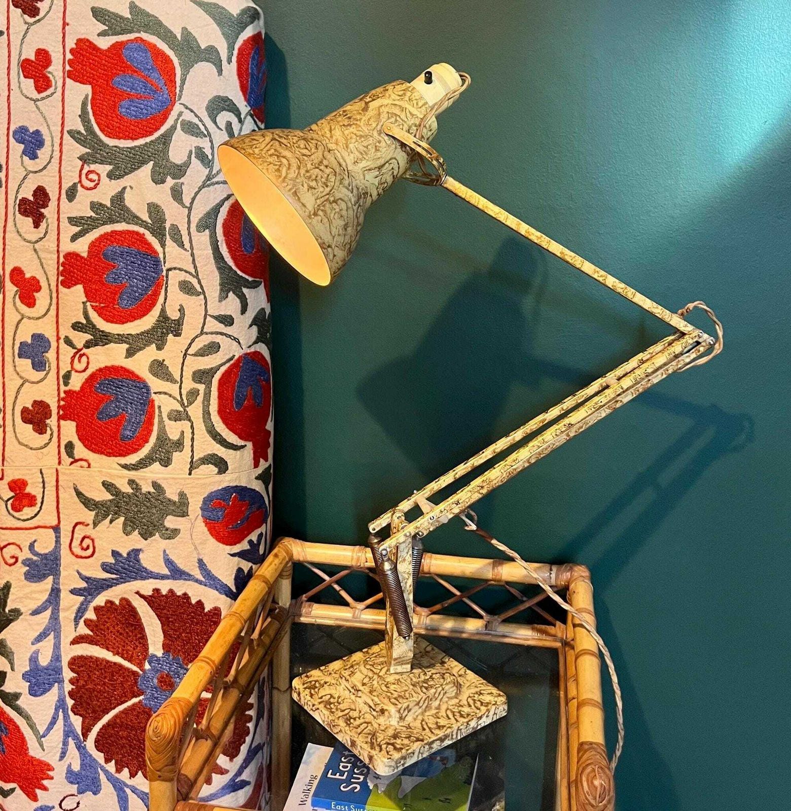 1938 Herbert Terry Model 1227 Anglepoise Articulated Lamp   An Early Collectible. Two Available Separately Or As A Pair. photo buy