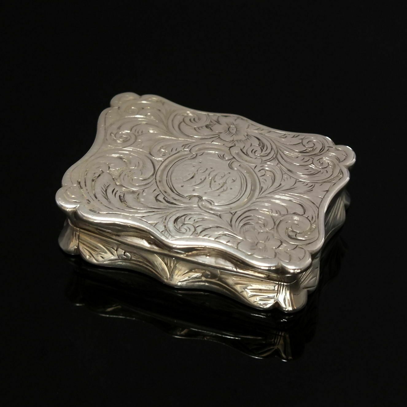 Rare Victorian Silver Vinaigrette By Edward Smith Birmingham 1856 photo Home Decor