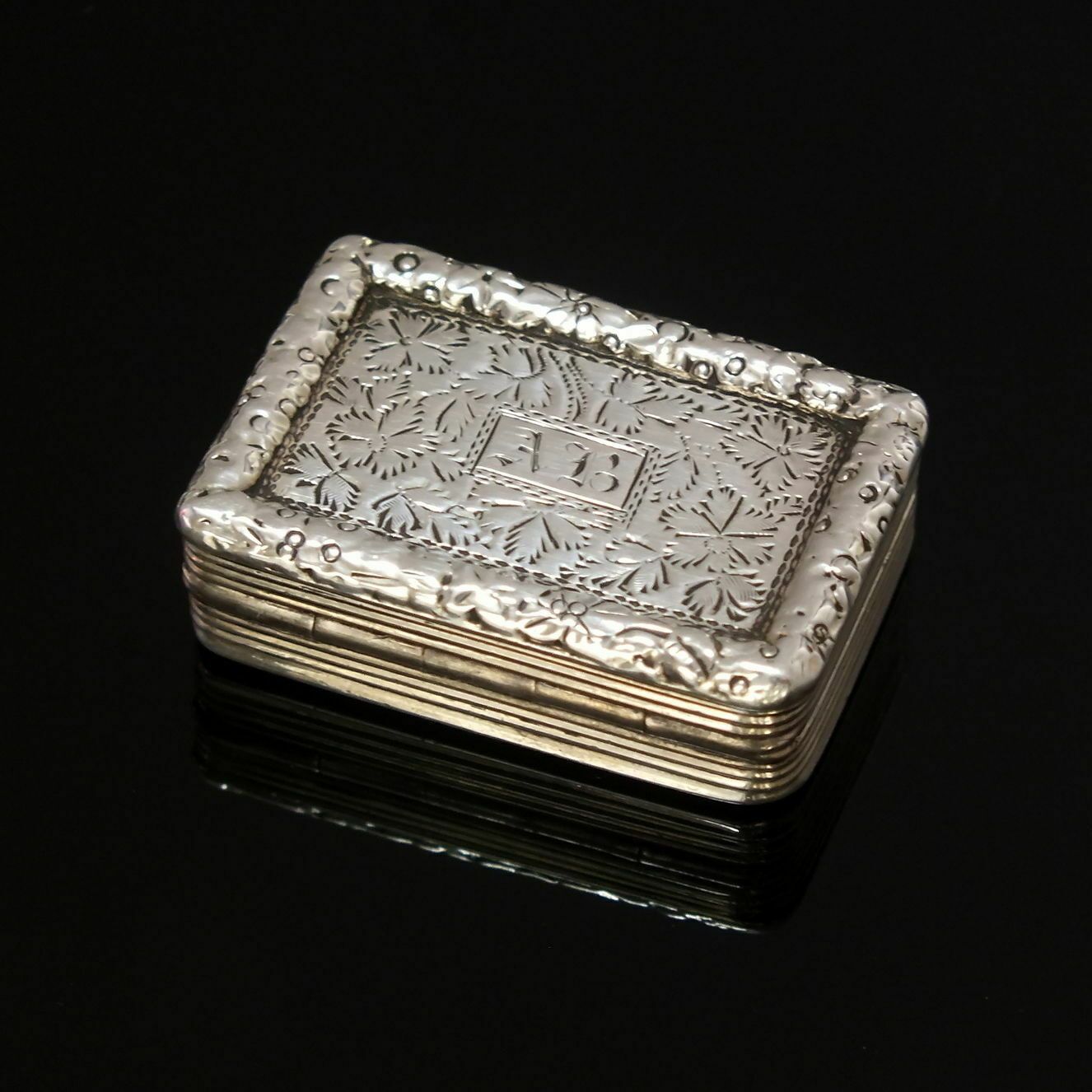 Georgian Silver Vinaigrette By Thomas Shaw Birmingham 1829 photo Home Decor
