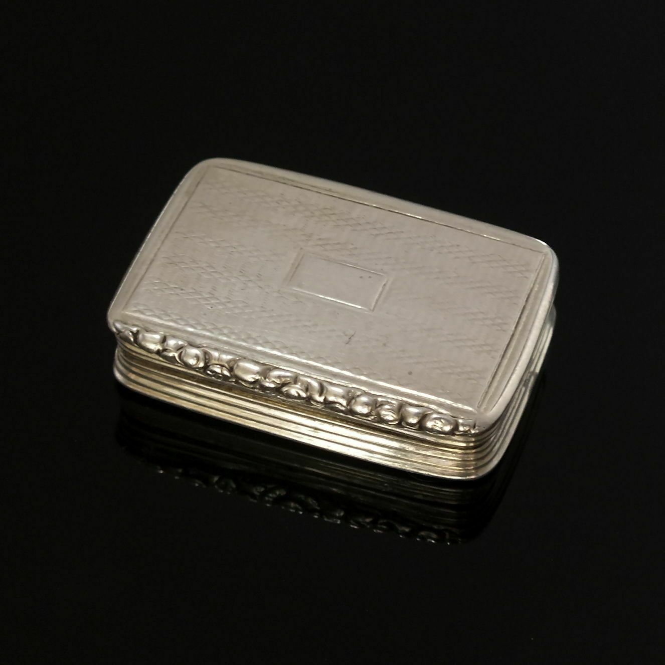 Georgian Silver Vinaigrette By Joseph Willmore Birmingham 1832 photo for sale