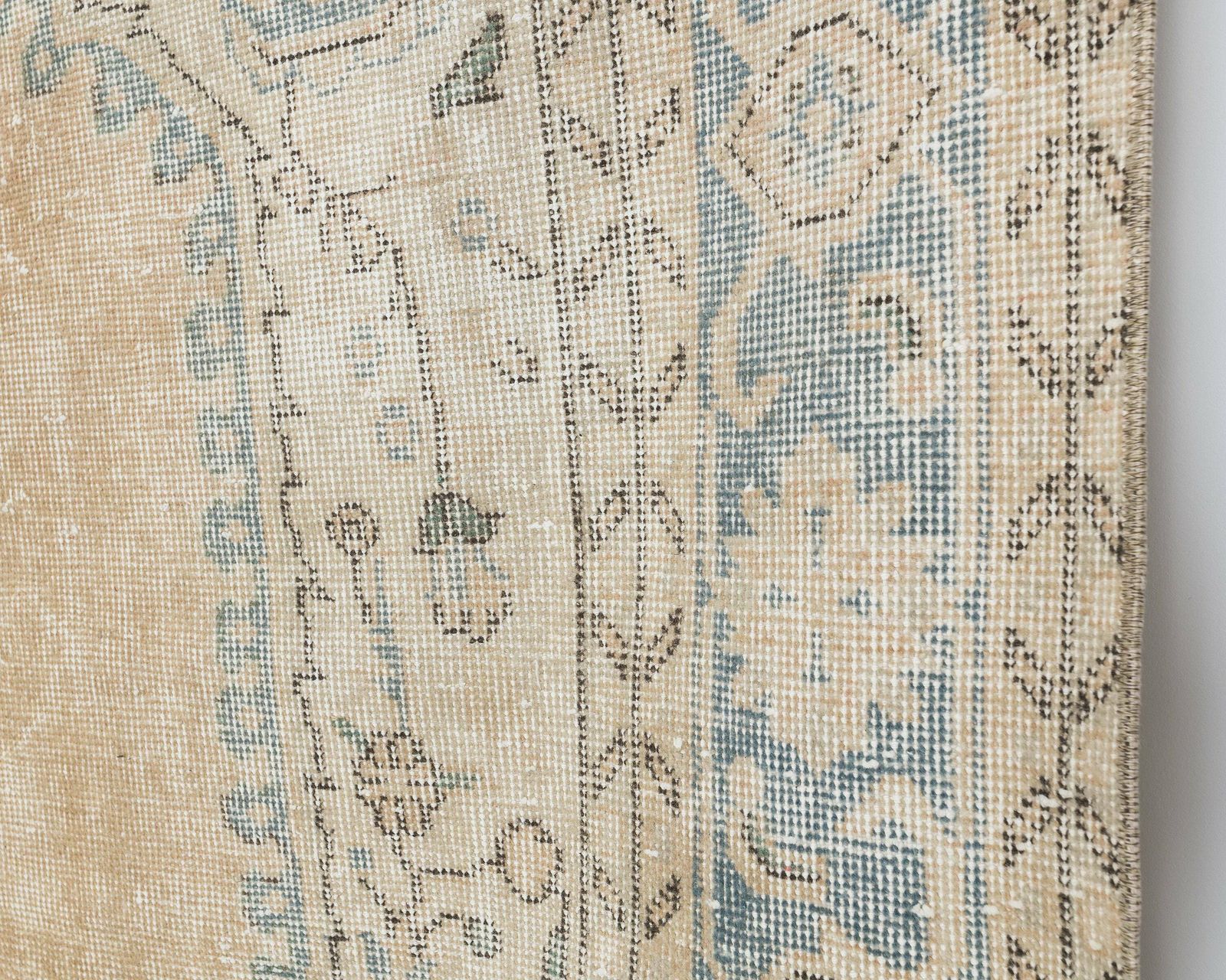 6.9 X 11.2 Vintage Rug, Muted Oushak Rug, Turkish Rug, Naturel Rug, Anatolian Rug, Oversized Rug, Area Rug, Antique Handmade Rug, Sku: A4069 photo for sale