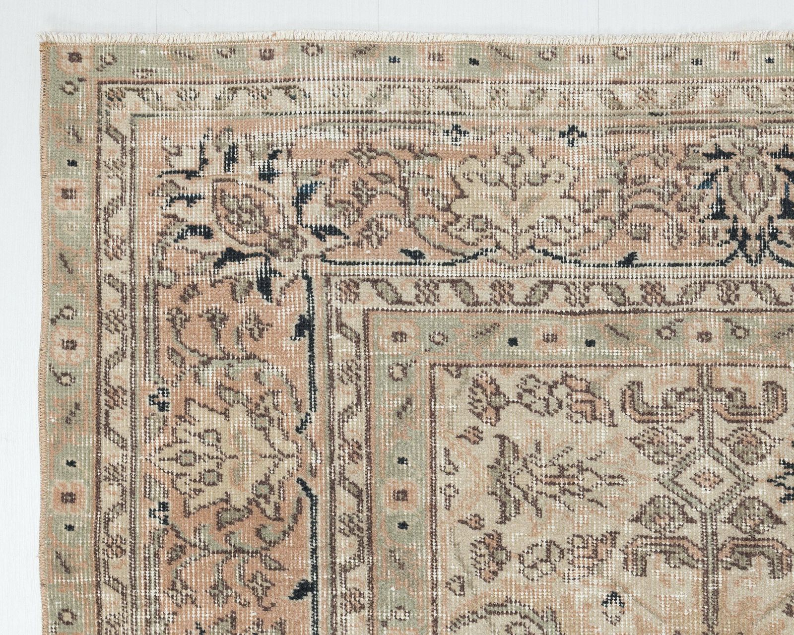 Vintage Rug, Unique Turkish Rug, Low Pile Rug, Anatolian Rug, Neutral Rug, Living Room Rug, Antique Rug,Oushak Rug, Entryway Rug, A4073 photo buy