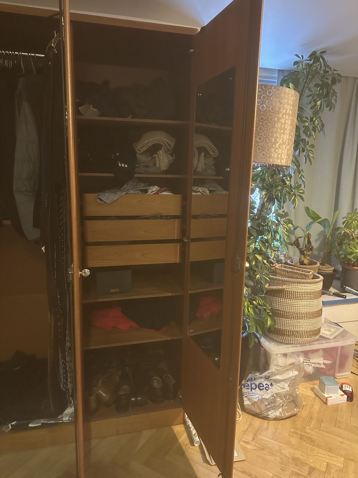 1987 Stag Triple Wardrobe photo furniture