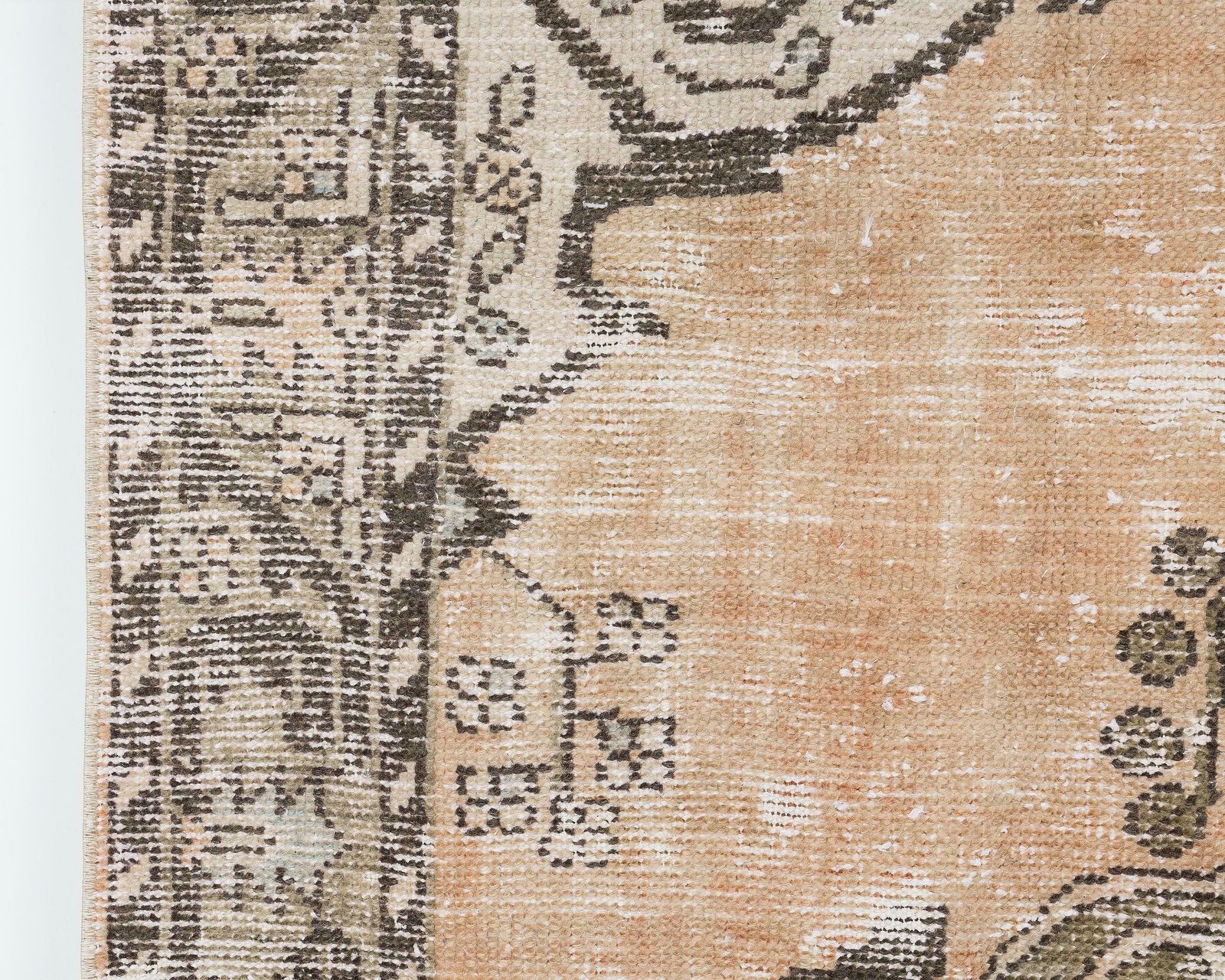 5x8 Turkish Rugs, Faded Oushak Rug, Antique Handmade Rug, Vintage Rug, Distressed Rug, Low Pile Rug, Natural Rug ,Living Room Rug,Muted Rug photo 409.0