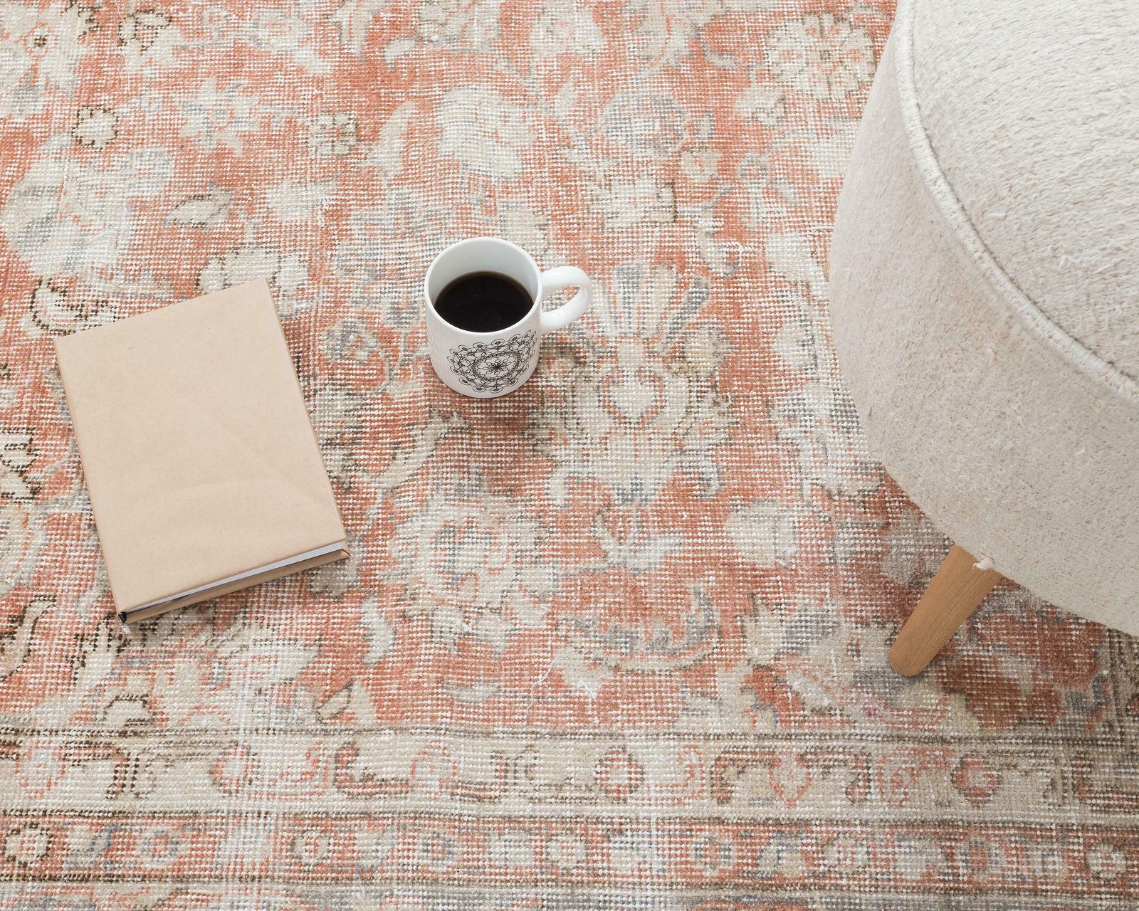 photo furniture 6.2 X 9.8 Feet Turkish Rug, Faded Vintage Rug, Antique Handmade Rug, Oushak Rug, Anatolian Rug, Low Pile Rug, Living Room Rug,Old Rug