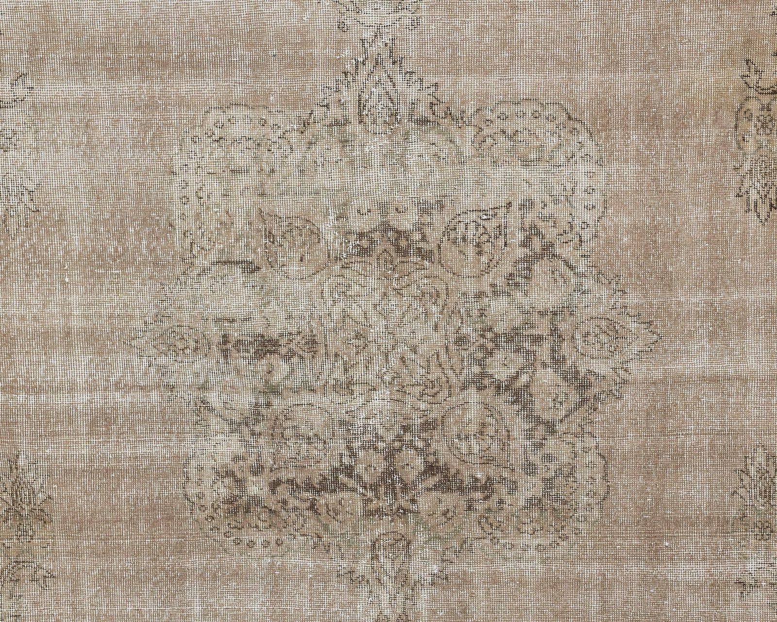 6x9 Turkish Rug, Neutral Vintage Rug, Antique Handmade Rug, Oushak Rug, Anatolian Rug, Low Pile Rug, Living Room Rug,Old Rug,Area Ru photo Textiles