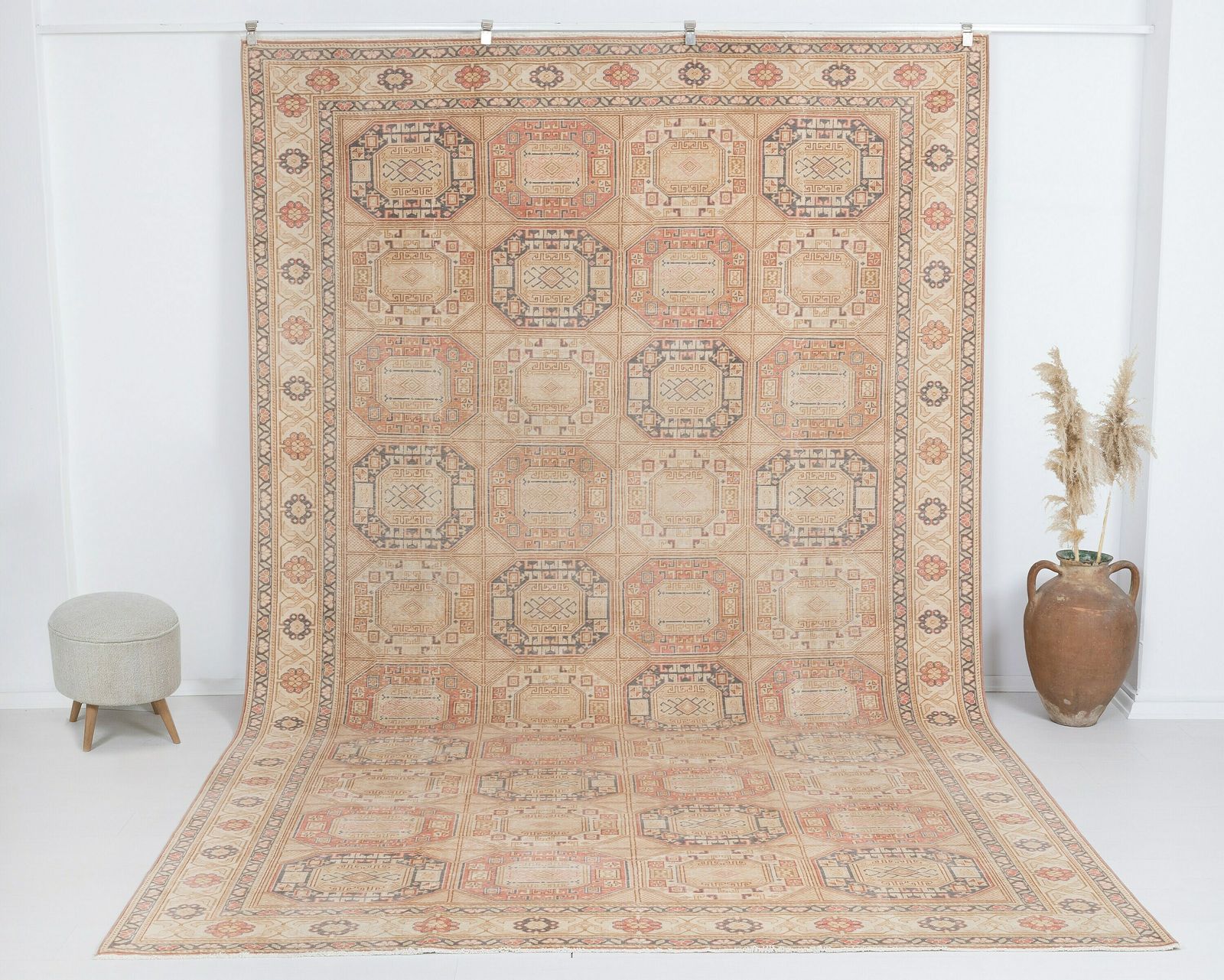 8.4 X 13.1 Feet Turkish Rug, Unique Vintage Rug, Area Rug, Antique Rug, Living Room Rug, Handmade Rug, Oversize Rug, Large Rug, İnterior Rug