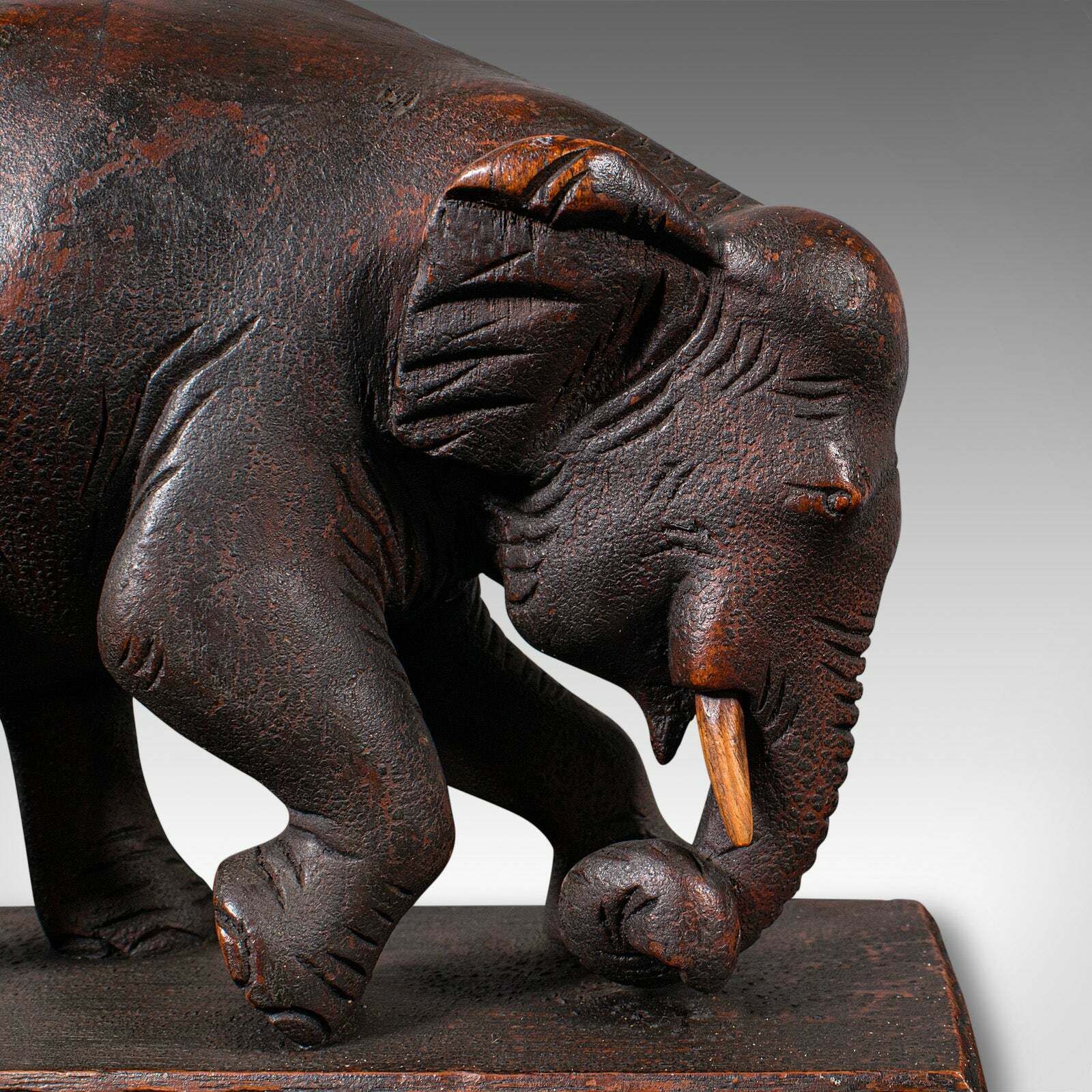Pair Of Antique Elephant Bookends, English, Book Rest, Home Library, Victorian photo 795.0