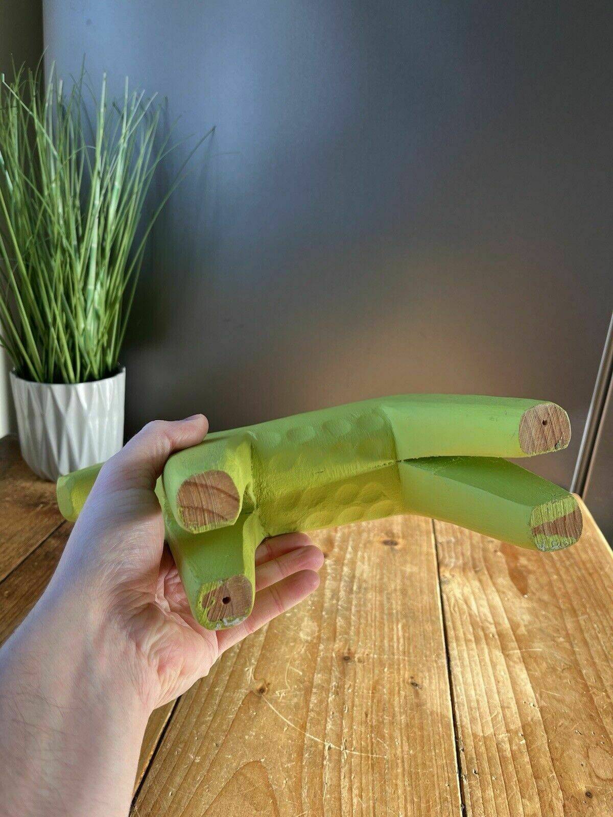 Large 27cm Vintage Swedish Lime Wooden Folk Art Dala Horse Dalahast Ikea Stolle photo vintage
