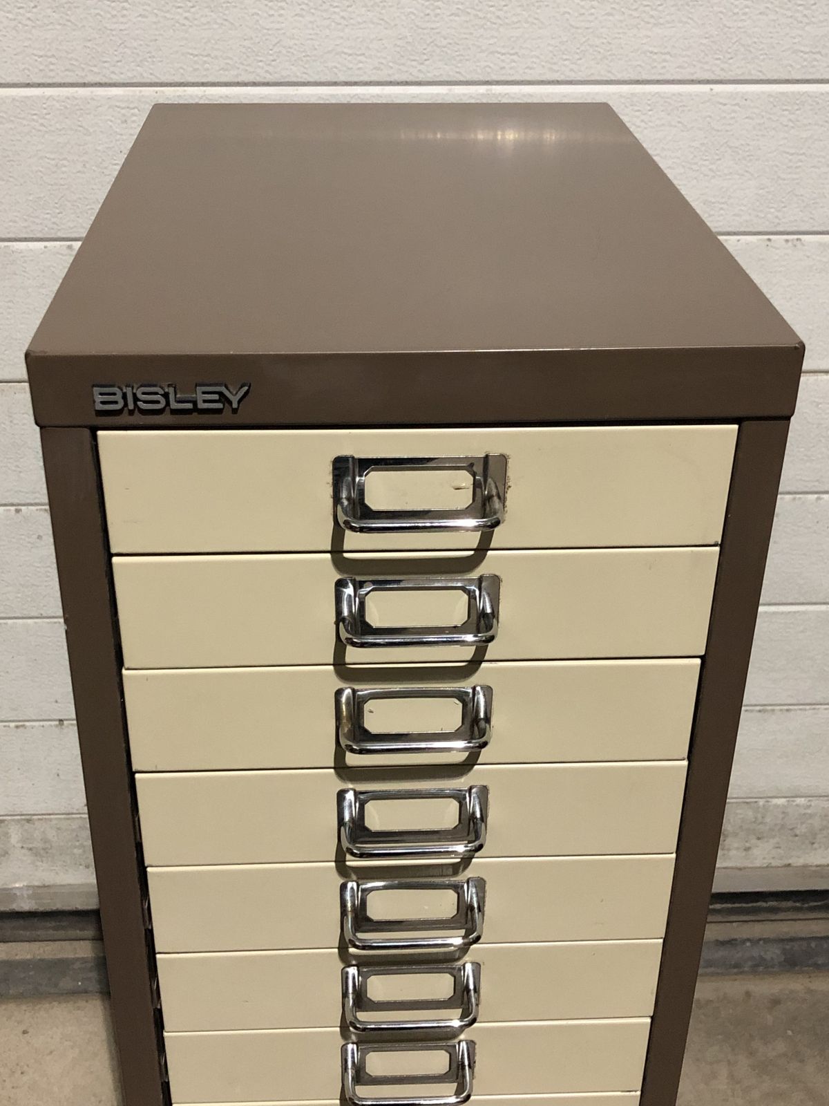 Handsome Vintage Bisley Metal Filing Cabinet photo buy