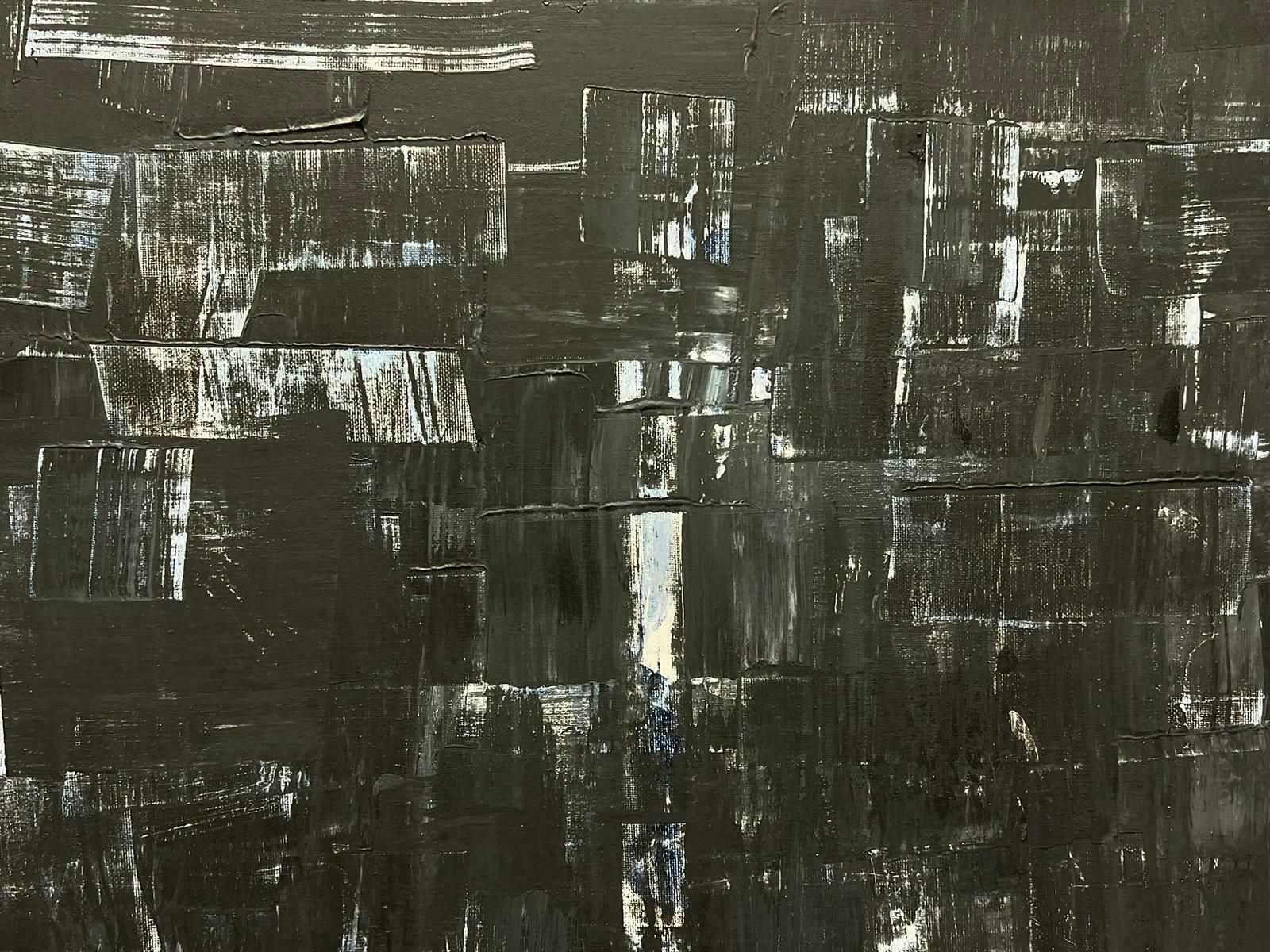 Robert Somertonblack Grey White Large British Expressionist Abstract Original Paintingc. 2023 photo 1533.0