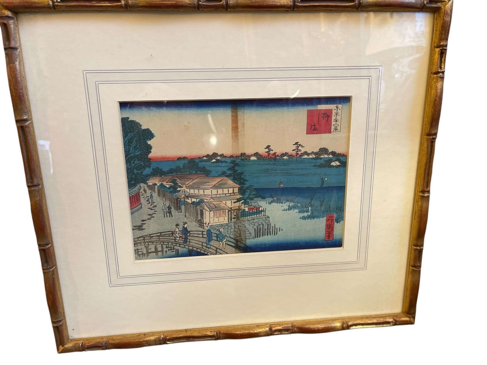 Ikkei Shosai A Set Of Ten Original Framed Woodblocks Circa 1870 photo buy