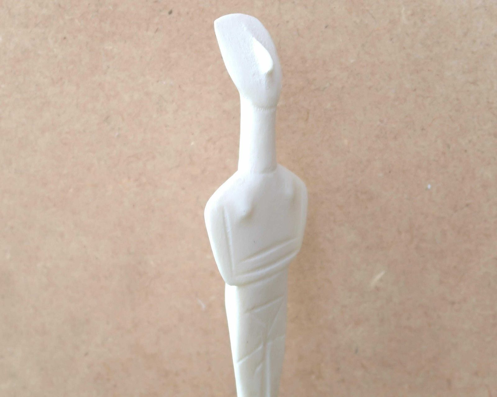 Sculpture, Resin Cycladic Idol On Lucite Base, 1970s / Totem, Statue, Greece Greek, The Cyclades photo 148.0