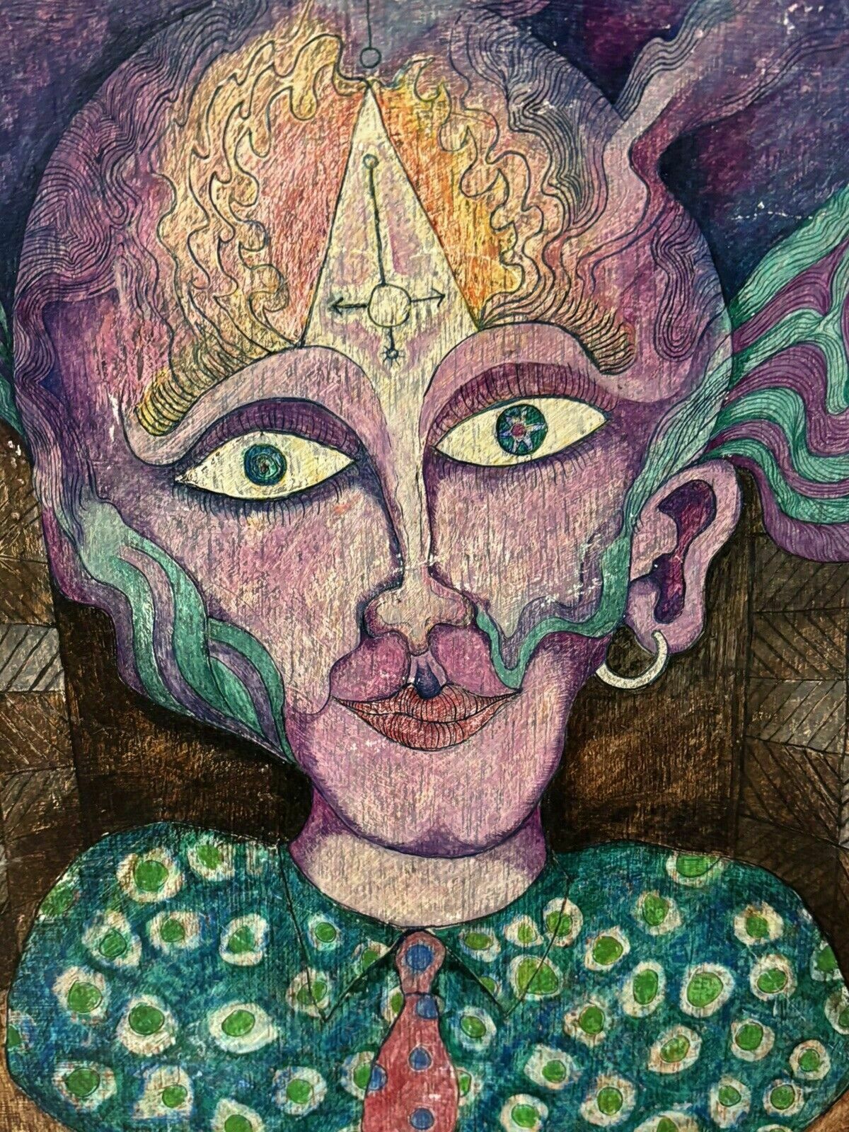 The Man That Instructed Mr Dg In Painting In His Dreams, By David Grimbleby 1982 photo furniture