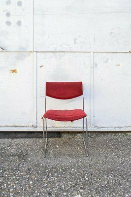 Bonomia Italia Stapelstoelen, Jaren 1970, Set Van 6 photo for sale