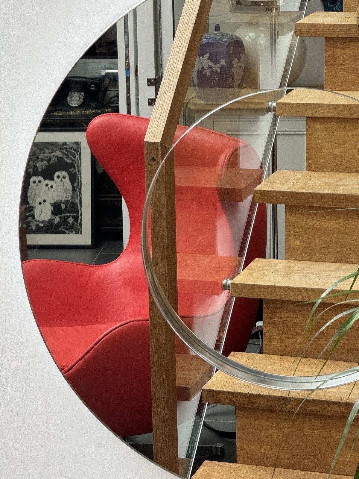 Deknudt Rondo S Modern Circular Wall Mirror Made In Belgium C1990’s photo furniture