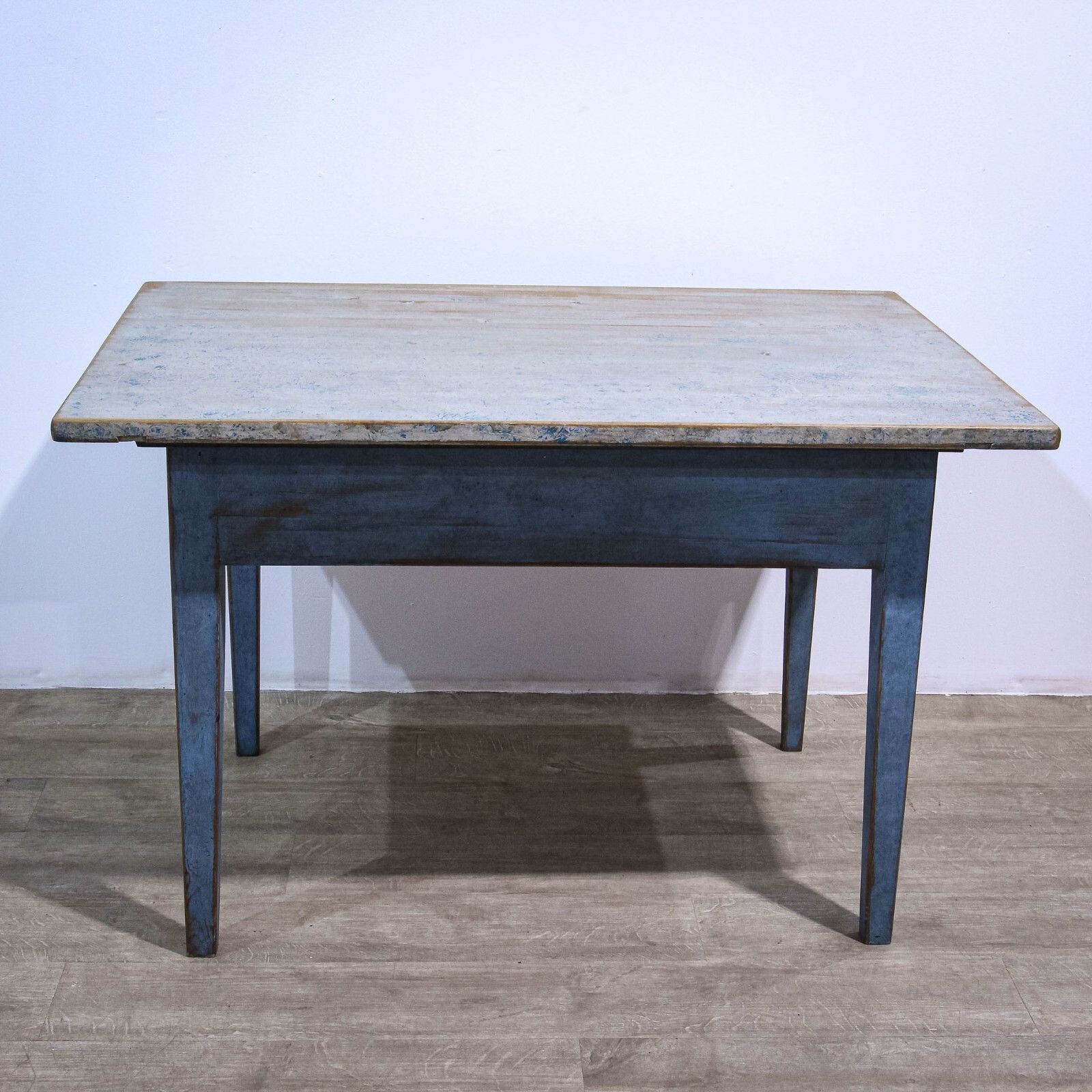 Blue Painted Scandinavian Kitchen Table photo 1020.0