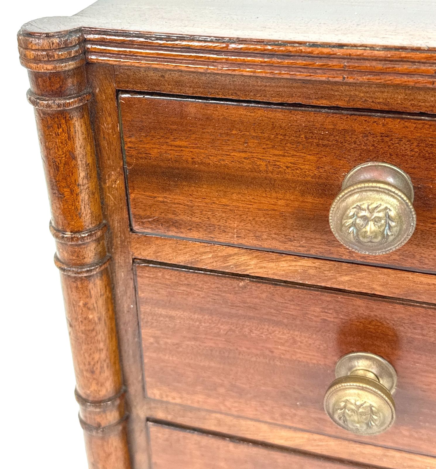 Regency Mahogany Miniature Chest Of Drawers (England, Circa 1820) photo vinterior
