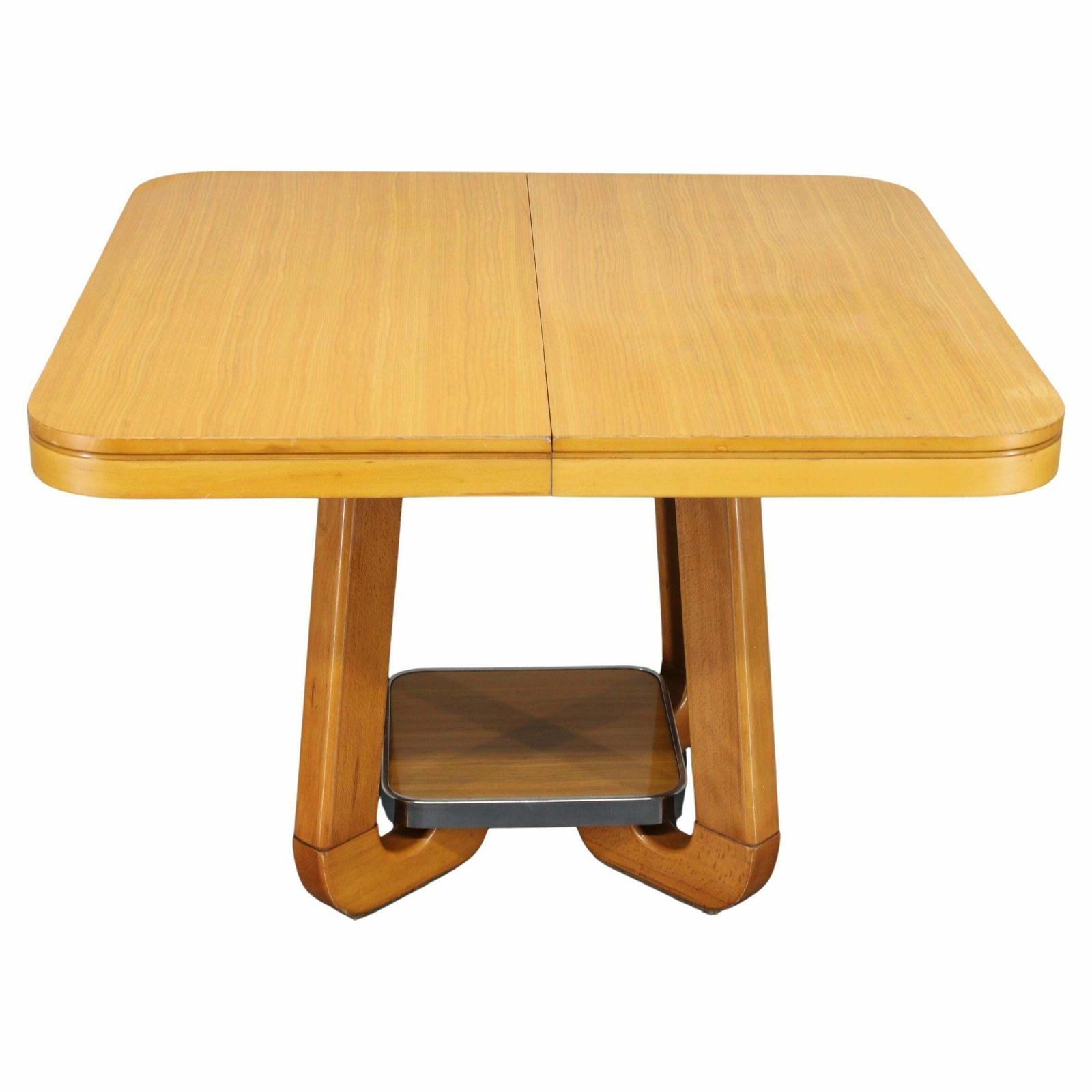 1970s Italian Extendable Dining Table In Maple Finish