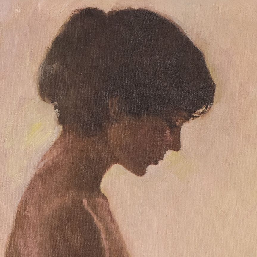 Vrouwelijk Naaktstudie Met Bloemboeket photo Kunst