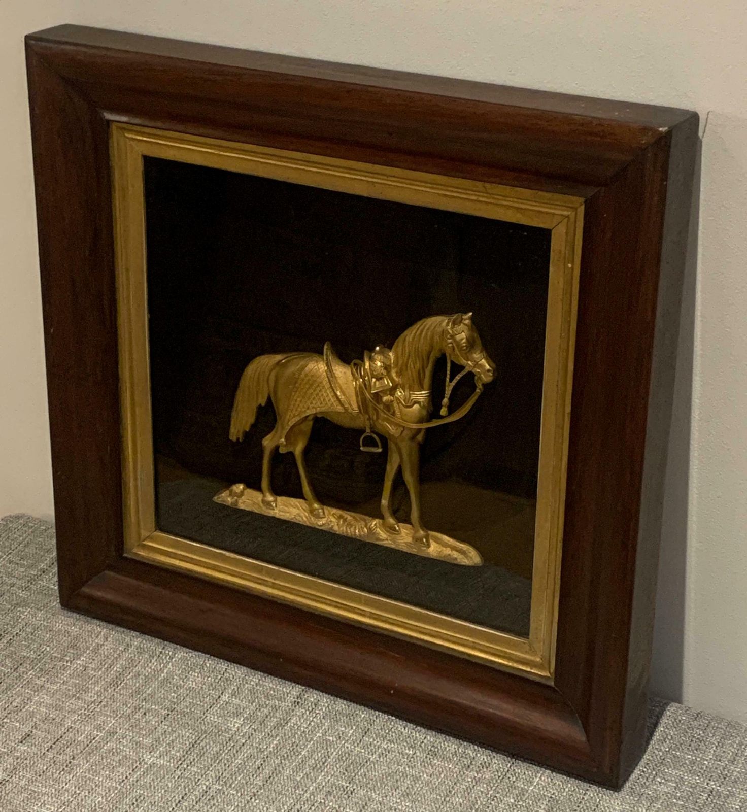 photo furniture 1860's Gold Plated Bronze Of The Duke Of Wellington's War Horse 'Copenhagen'