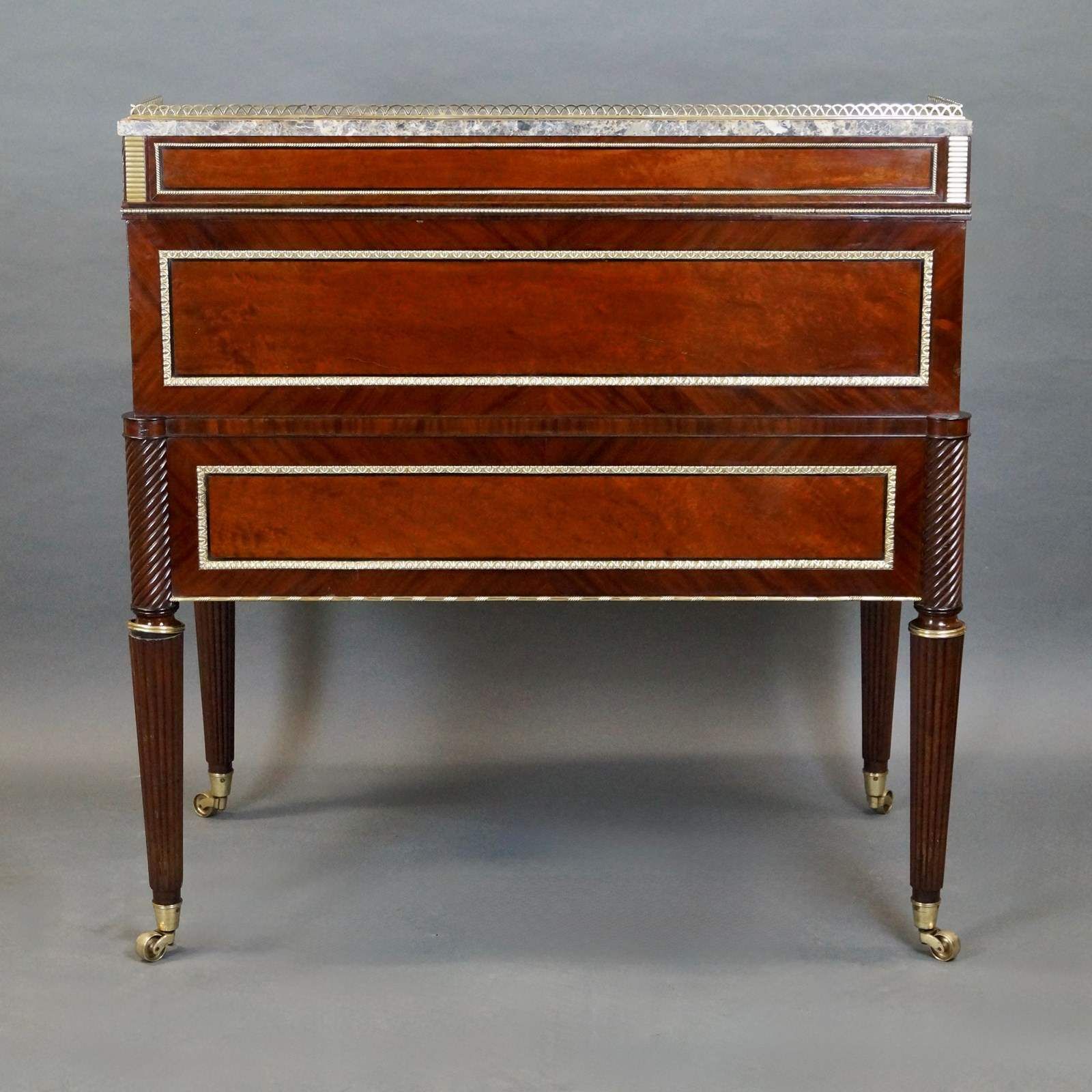 A Superb Cylinder Desk In The Manner Of John Mclean photo Furniture