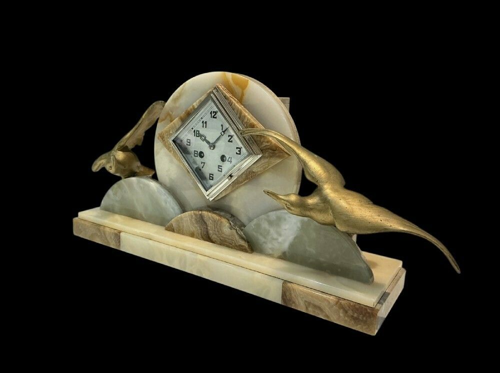Art Deco French Clock photo Home Decor