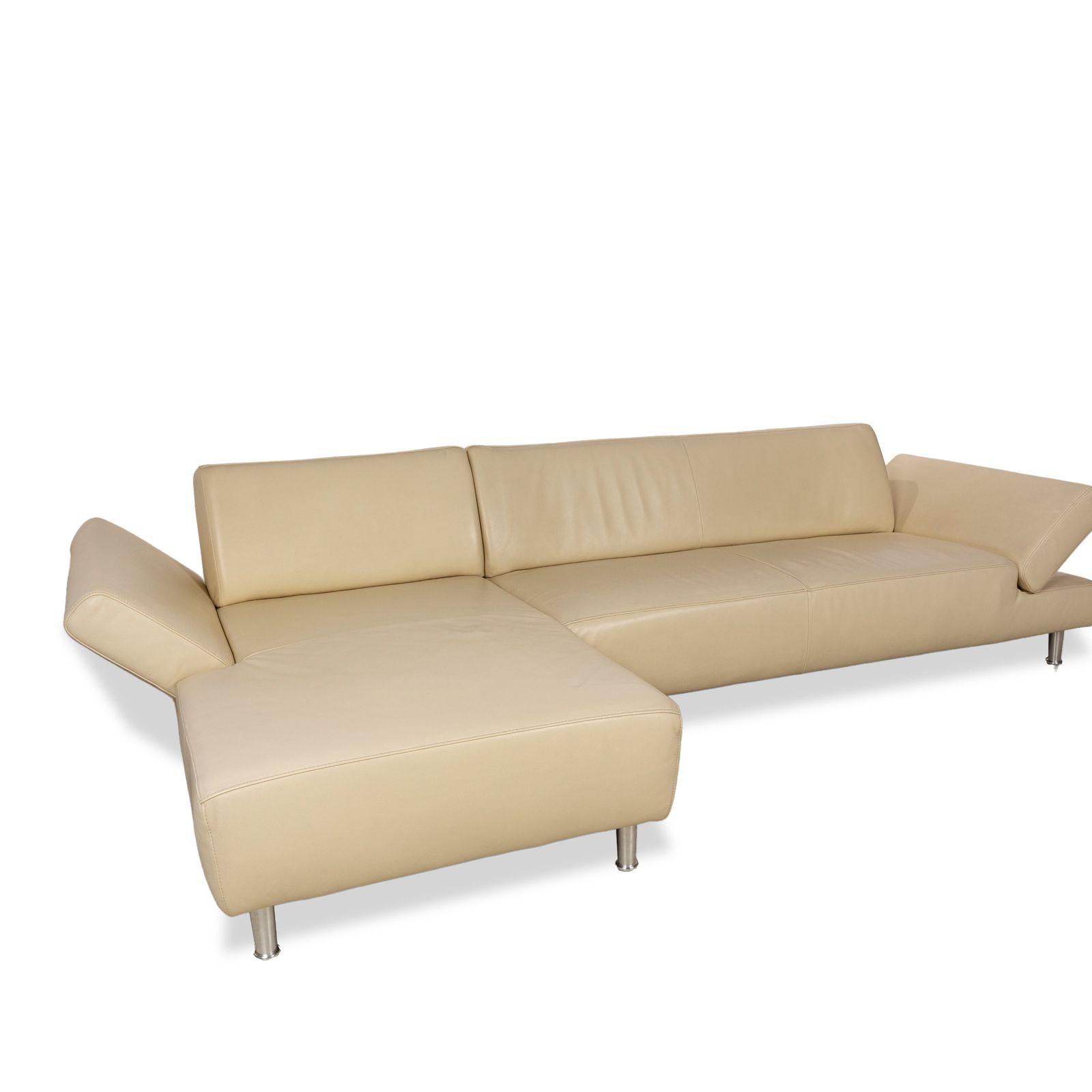 Canapé d'angle Willi Schillig Taboo beige, fonction manuelle photo for sale