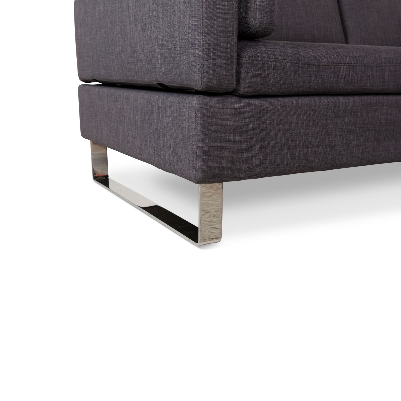 Canapé d'angle Brühl Alba en tissu gris, fonction manuelle photo Mobilier