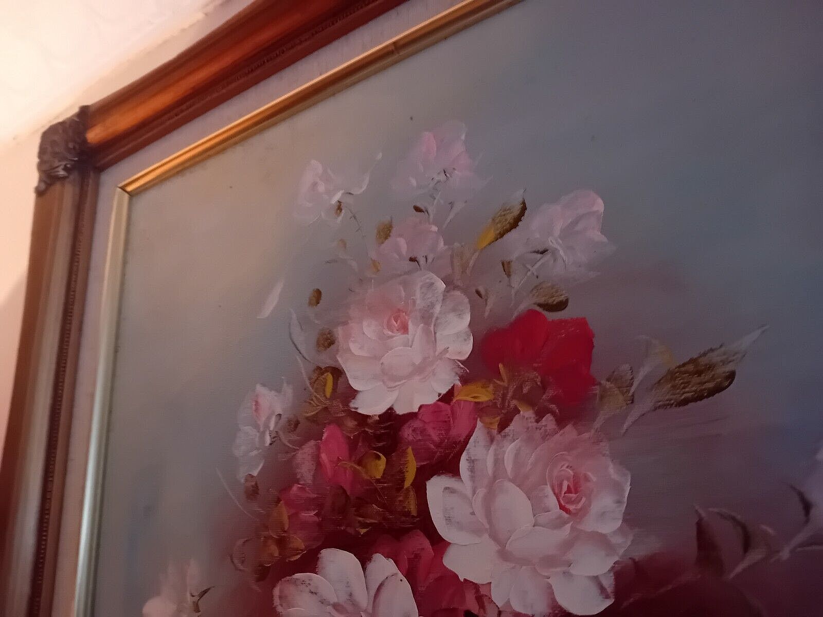 Beautiful  Original Oil On Canvas By C Jones photo vinterior